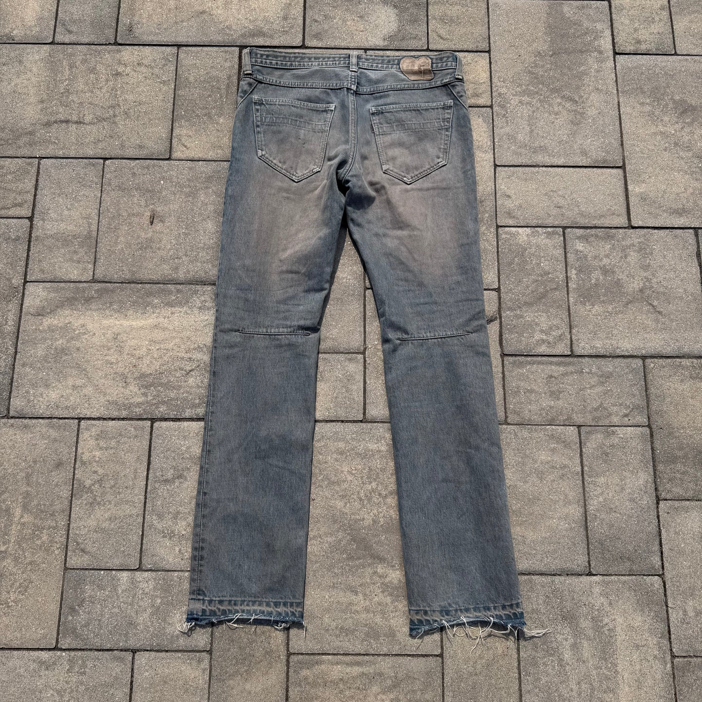 SS07 Number Nine Mudwash Pain Denim