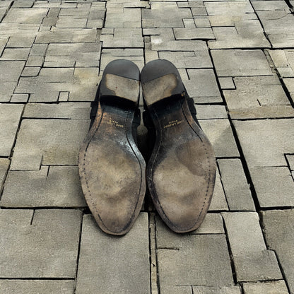 Saint Laurent Paris Black Wyatt Boot