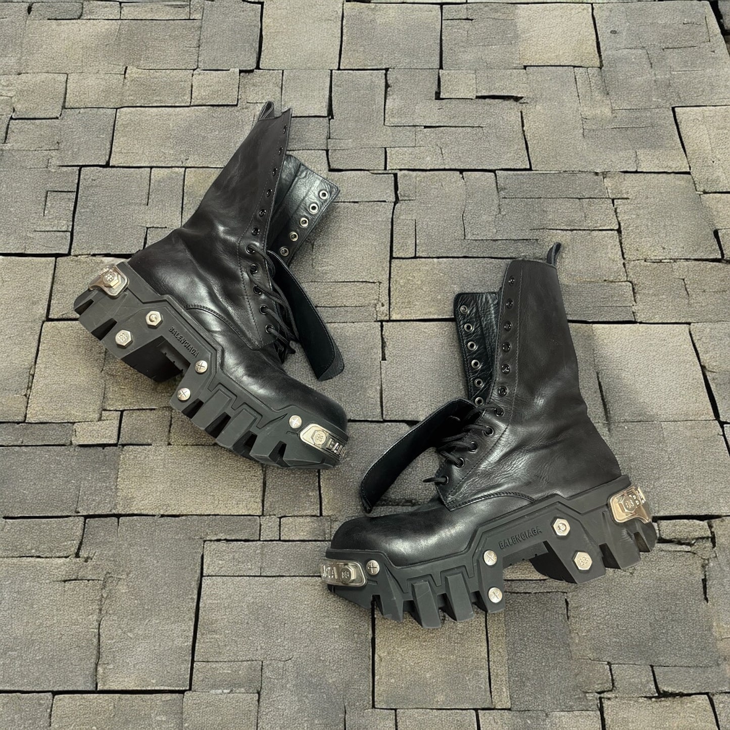 Balenciaga Metal Bulldozer Boots
