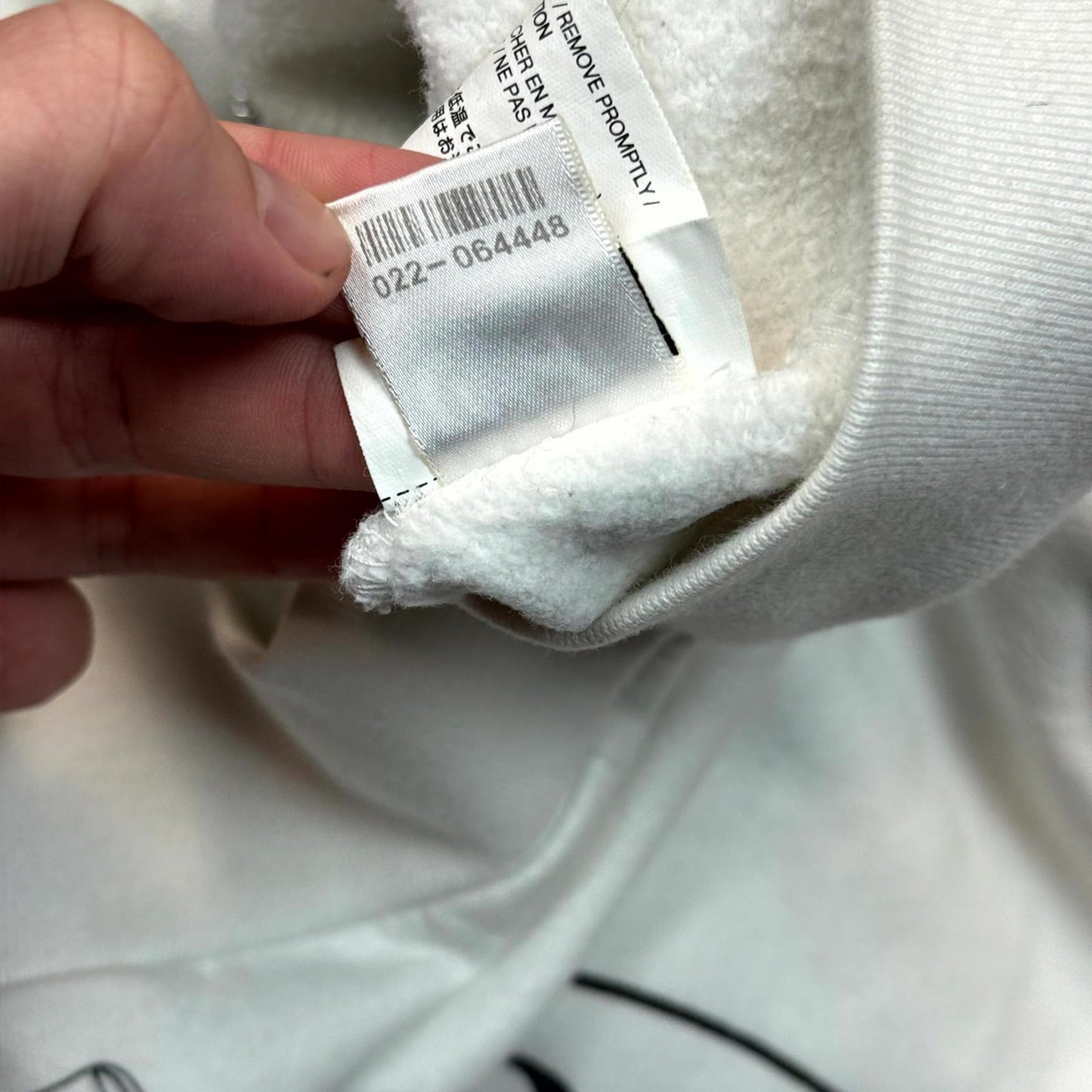 Chrome Hearts White Horseshoe Zip Up Hoodie