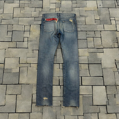 SS18 Saint Laurent Bandana D02 Denim
