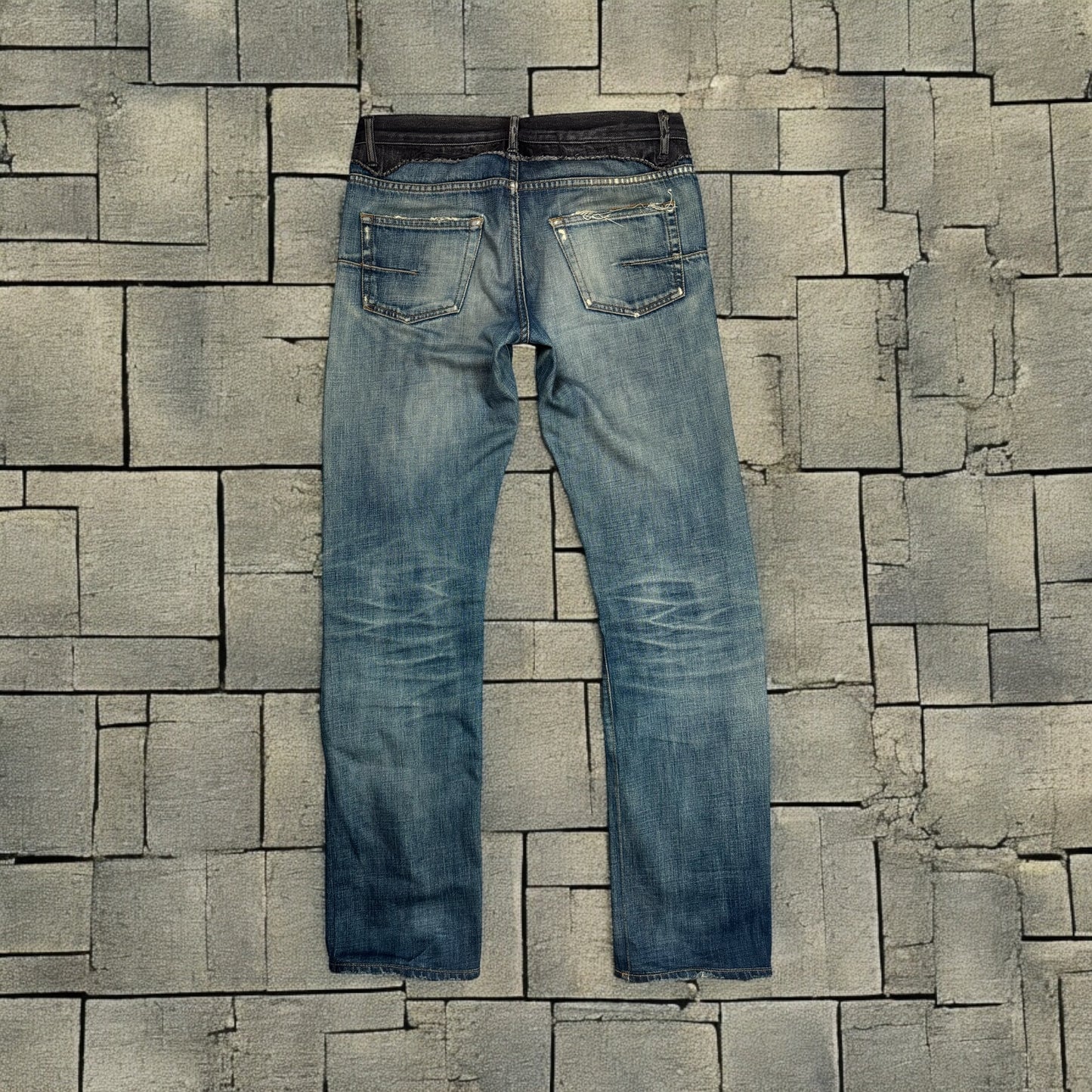 AW06 Dior Homme Cummerbund Denim