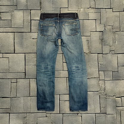 AW06 Dior Homme Cummerbund Denim