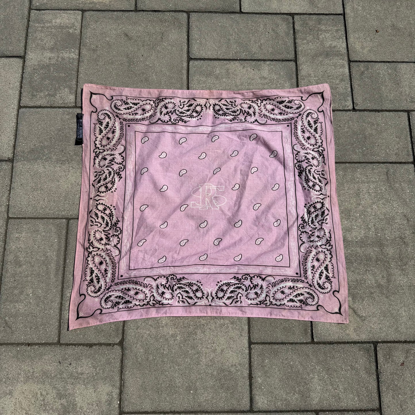 AW04 Raf Simons Pink Paisley Bandana