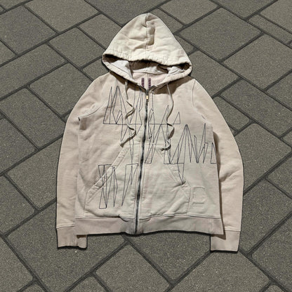 FW15 Rick Owens Stitched Jason Hoodie