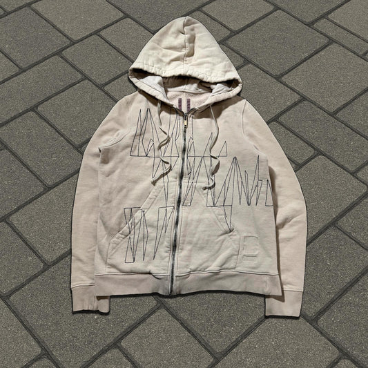 FW15 Rick Owens Stitched Jason Hoodie