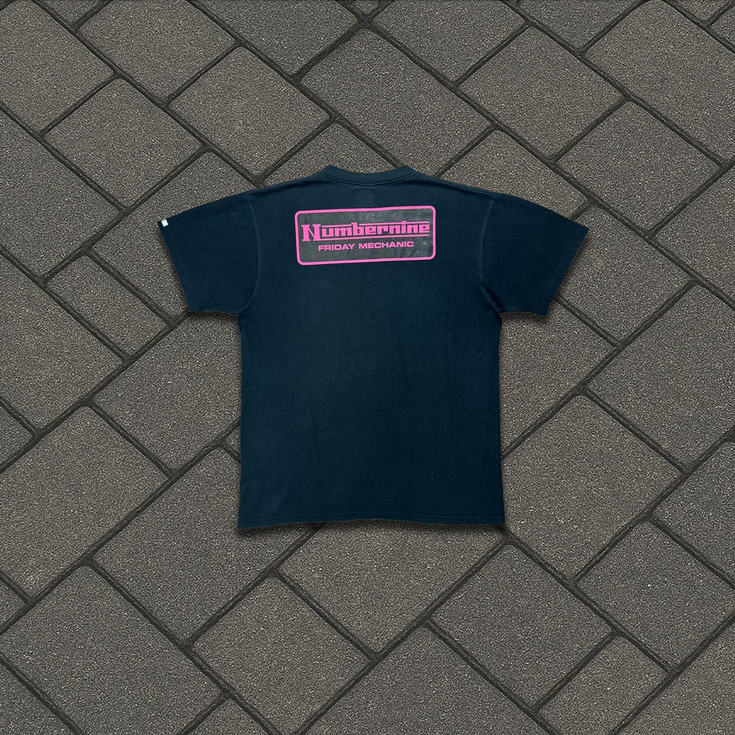 AW00 Number Nine Pink Sunday Mechanic Tee