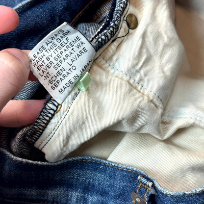 AW06 Dior Homme Blue Clawmark Denim