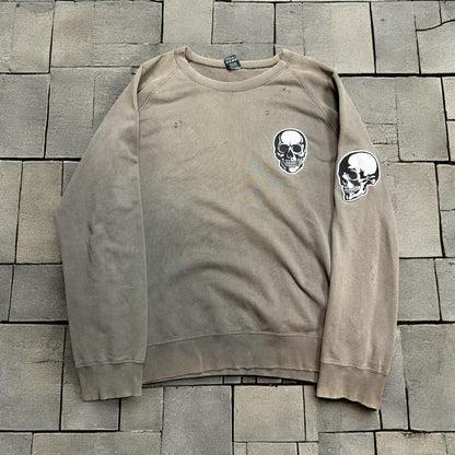 SS04 Number Nine Double Skull Crewneck