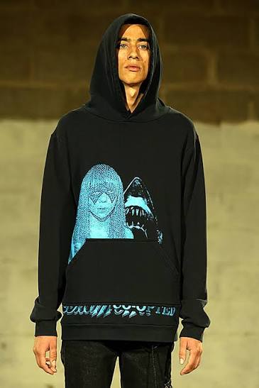 SS03 Raf Simons Blue Penelope Hoodie