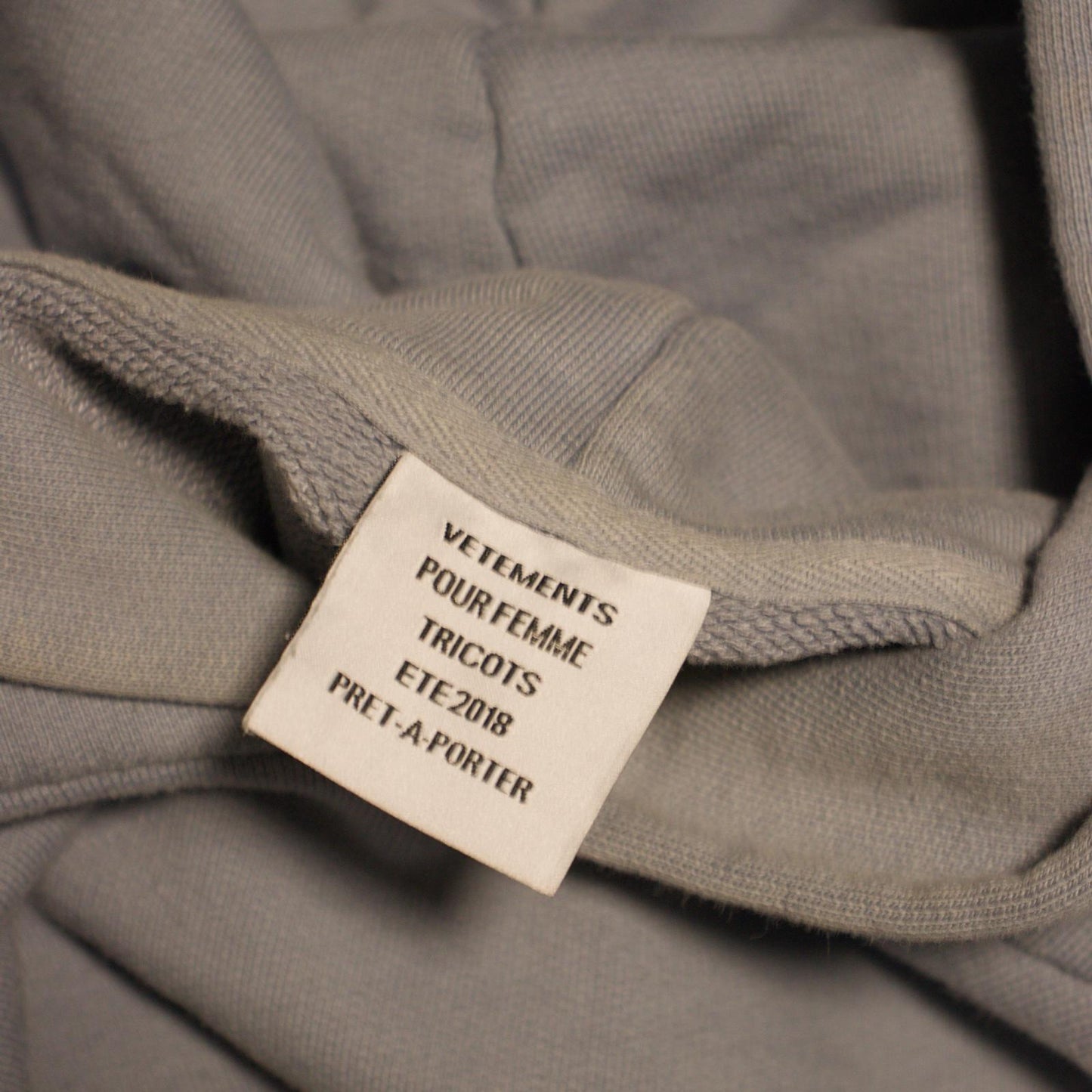 SS18 Vetements 1/500 Light Blue Unicorn Hoodie