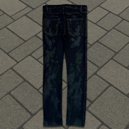 FW13 Saint Laurent Paris Oil Crash Denim