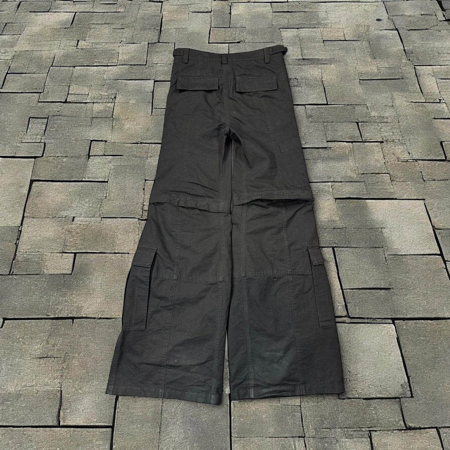 FW23 Balenciaga Flared Convertible Cargo Pants