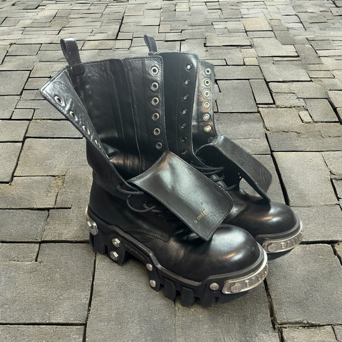 Balenciaga Metal Bulldozer Boots