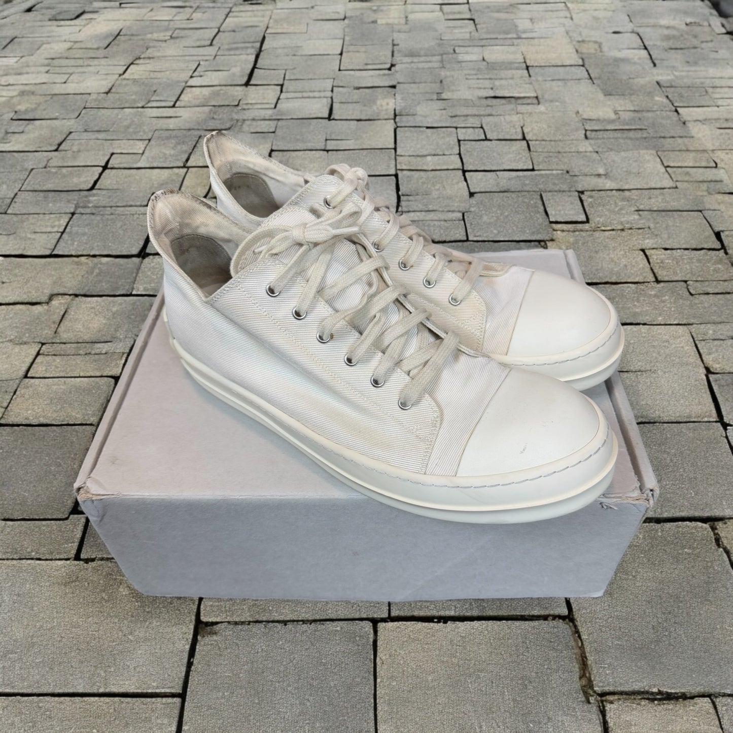 Rick Owens Milk Low Top Ramones