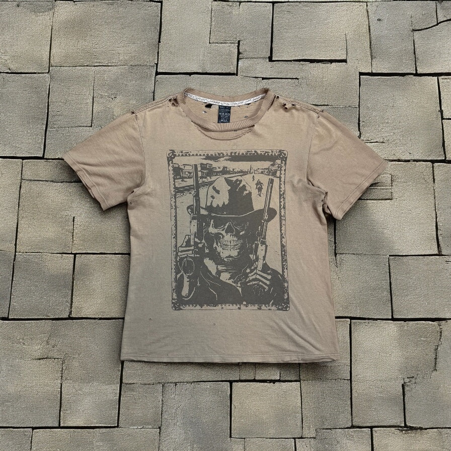 SS07 Number Nine Cowboy Thrashed Tee