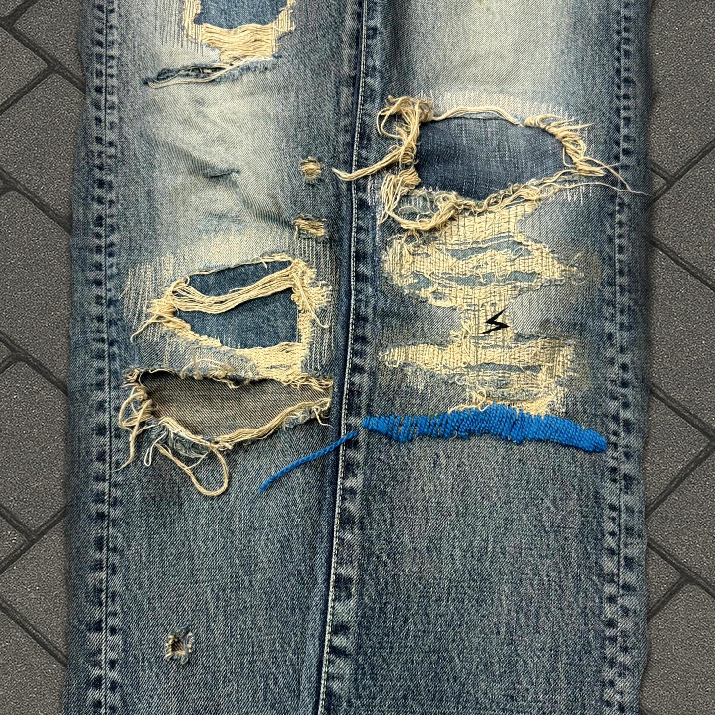 SS10 Undercover Blue Yarn 68 Denim