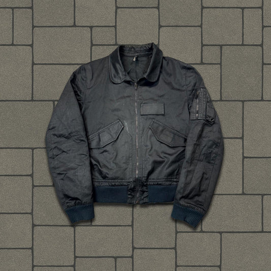 SS06 Dior Homme Black Aviator Bomber Jacket