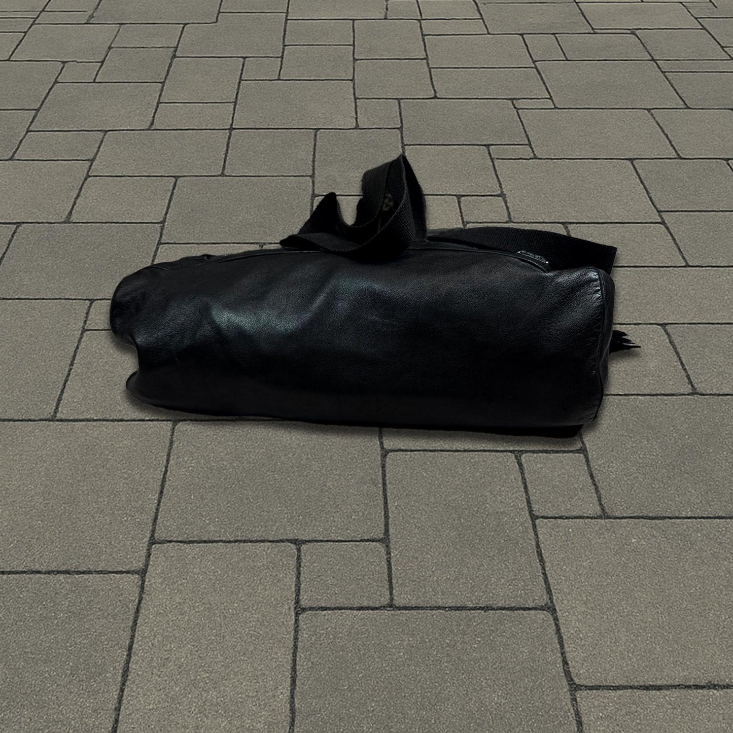 AW06 Dior Homme Leather Deville Duffel Bag