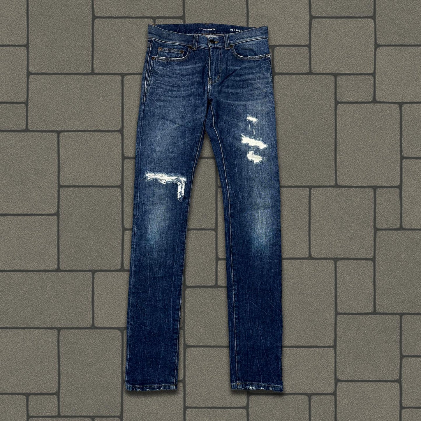 2018 Saint Laurent Paris Navy D02 Denim