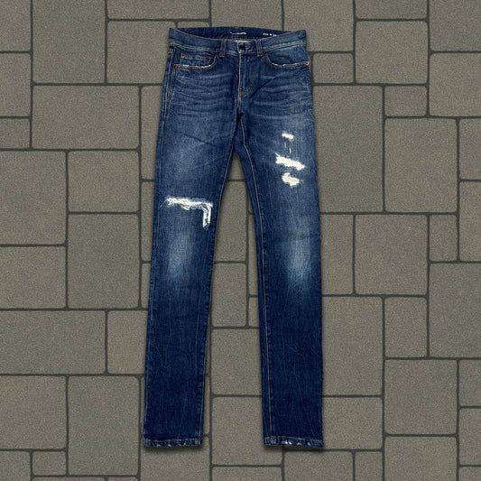 2018 Saint Laurent Paris Navy D02 Denim