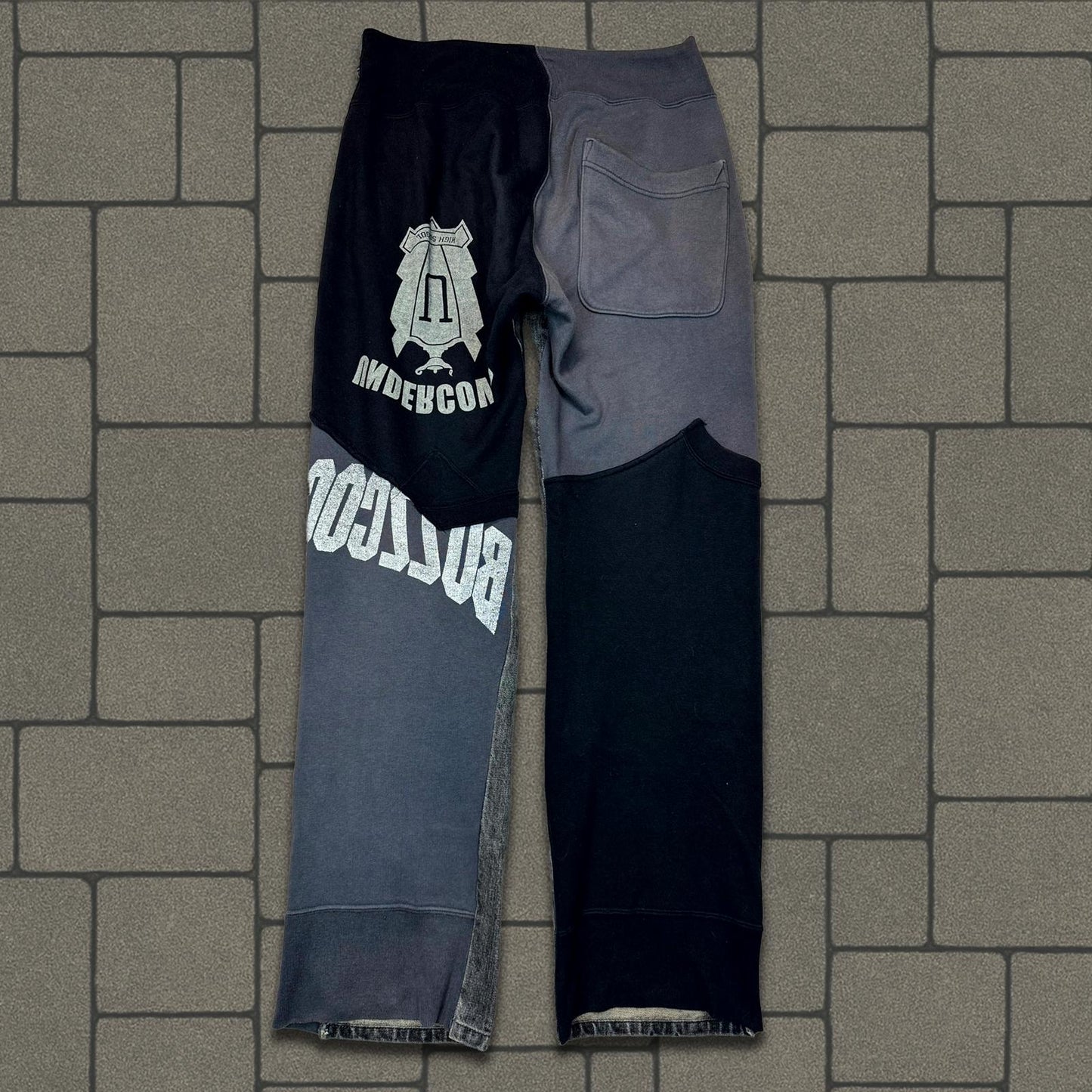 AW02 Undercover Black Rebelgods Hybrid Denim