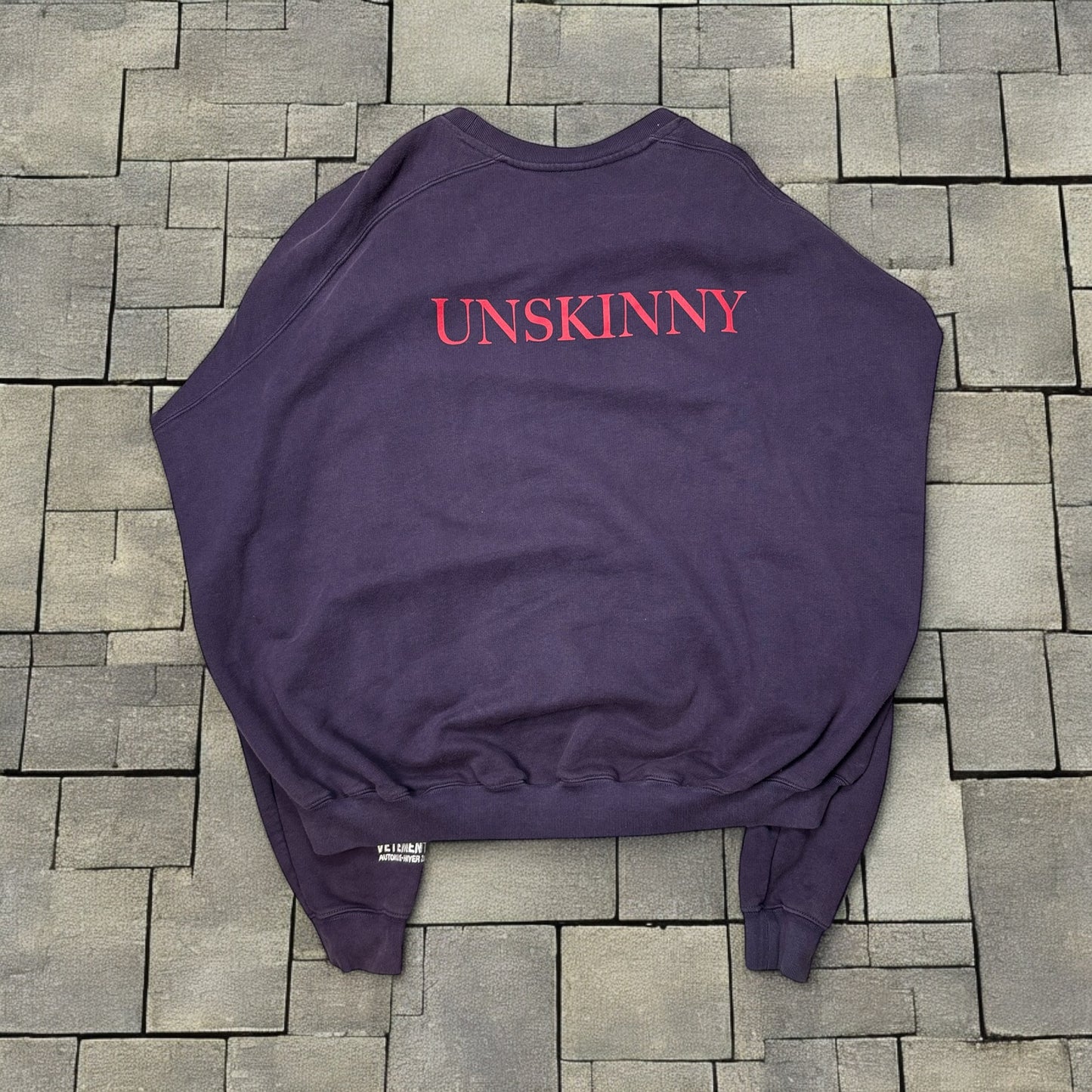 AW17 Vetements Unskinny Crewneck