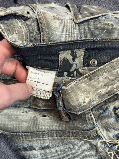 FW08 Rick Owens Dust Detroit Cut Denim