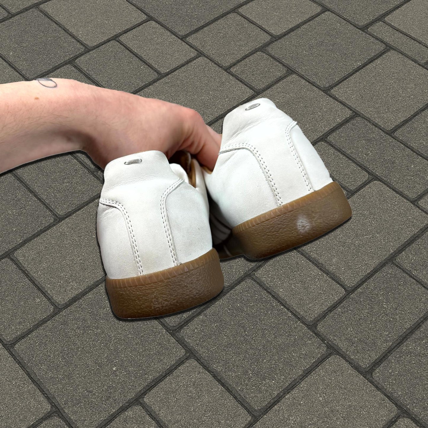 Maison Margiela White Paint Splatter Gat