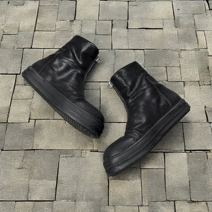 Rick Owens Waxed Middle Zip Ramones