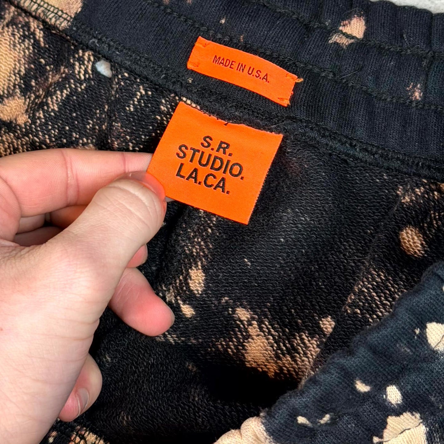 Sterling Ruby Bleach Splatter Sweatpants