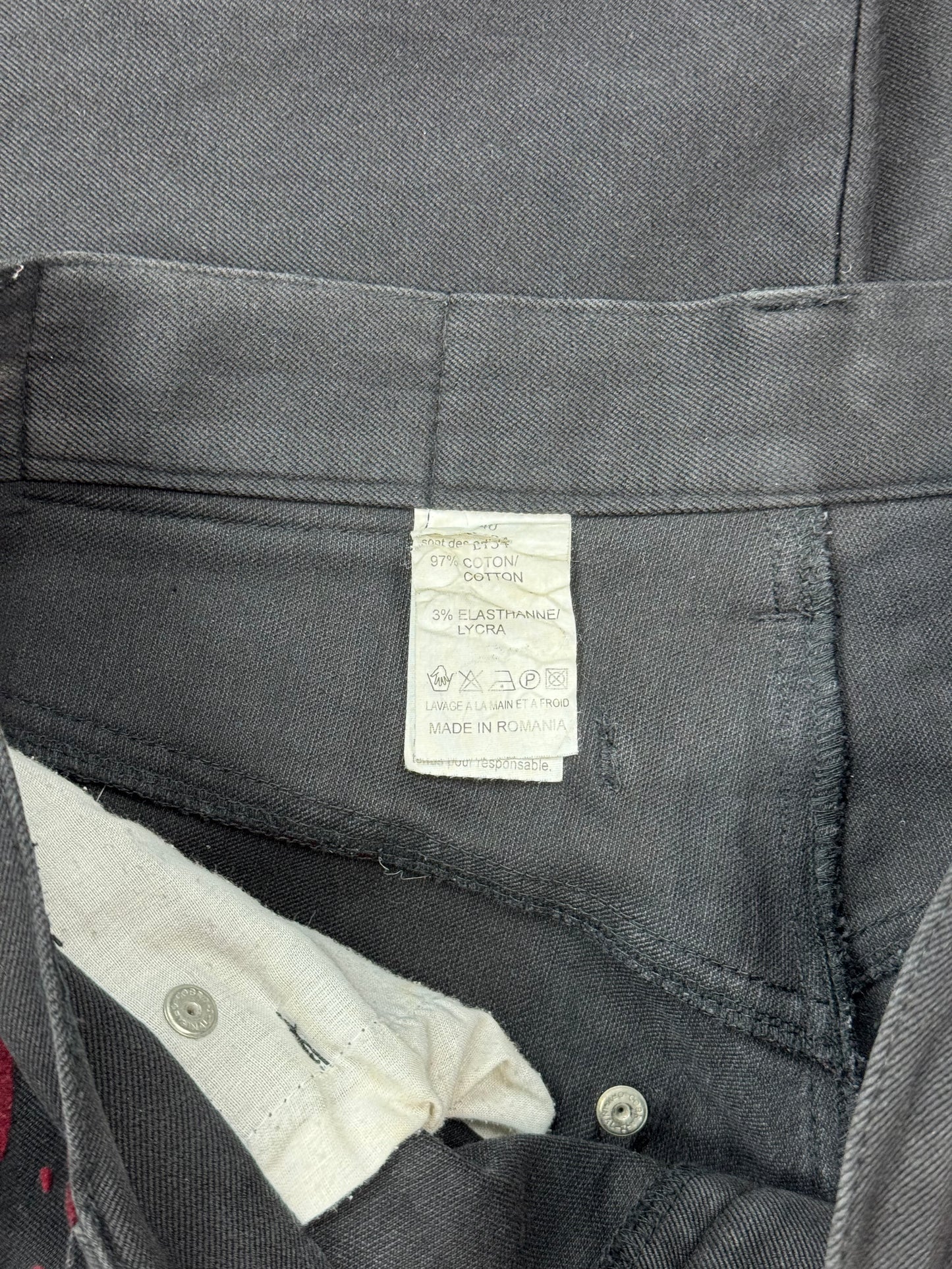 AW98 Jean Paul Gaultier Blood Drip Denim
