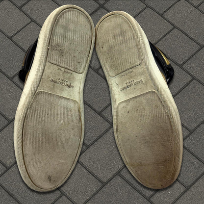 Saint Laurent Paris Sl/01H Gold Sneaker