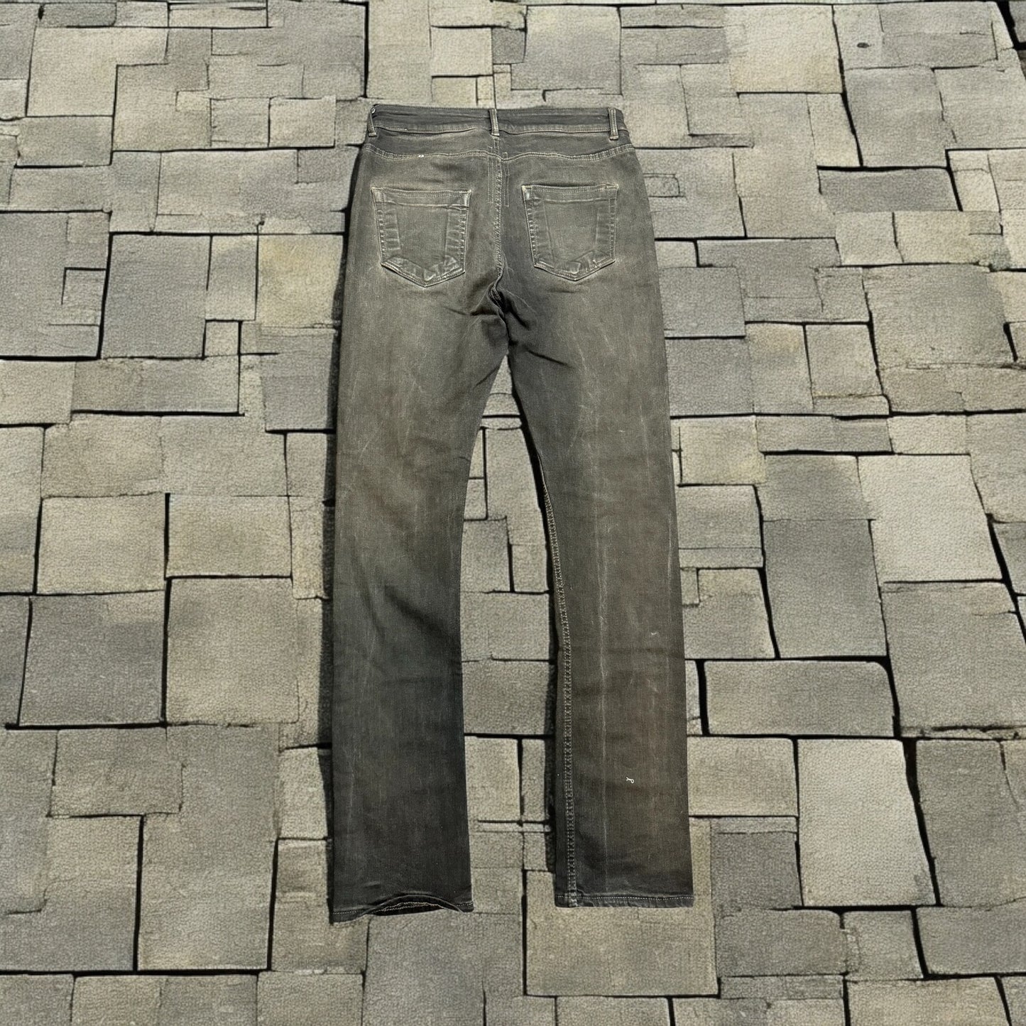 Rick Owens Pentagram Detroit Cut Denim