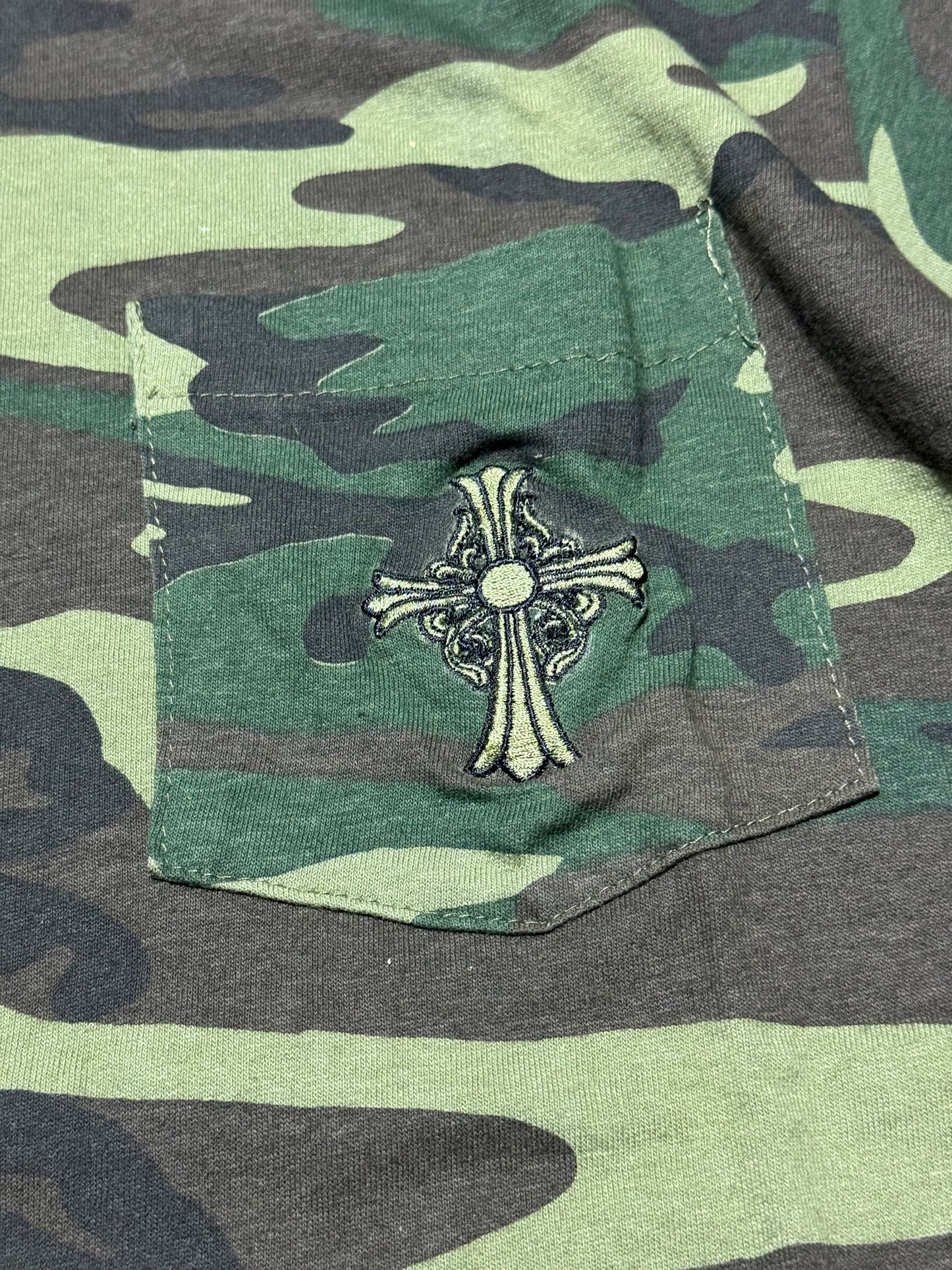 Chrome Hearts Vintage Camo “Fuck You” Tee