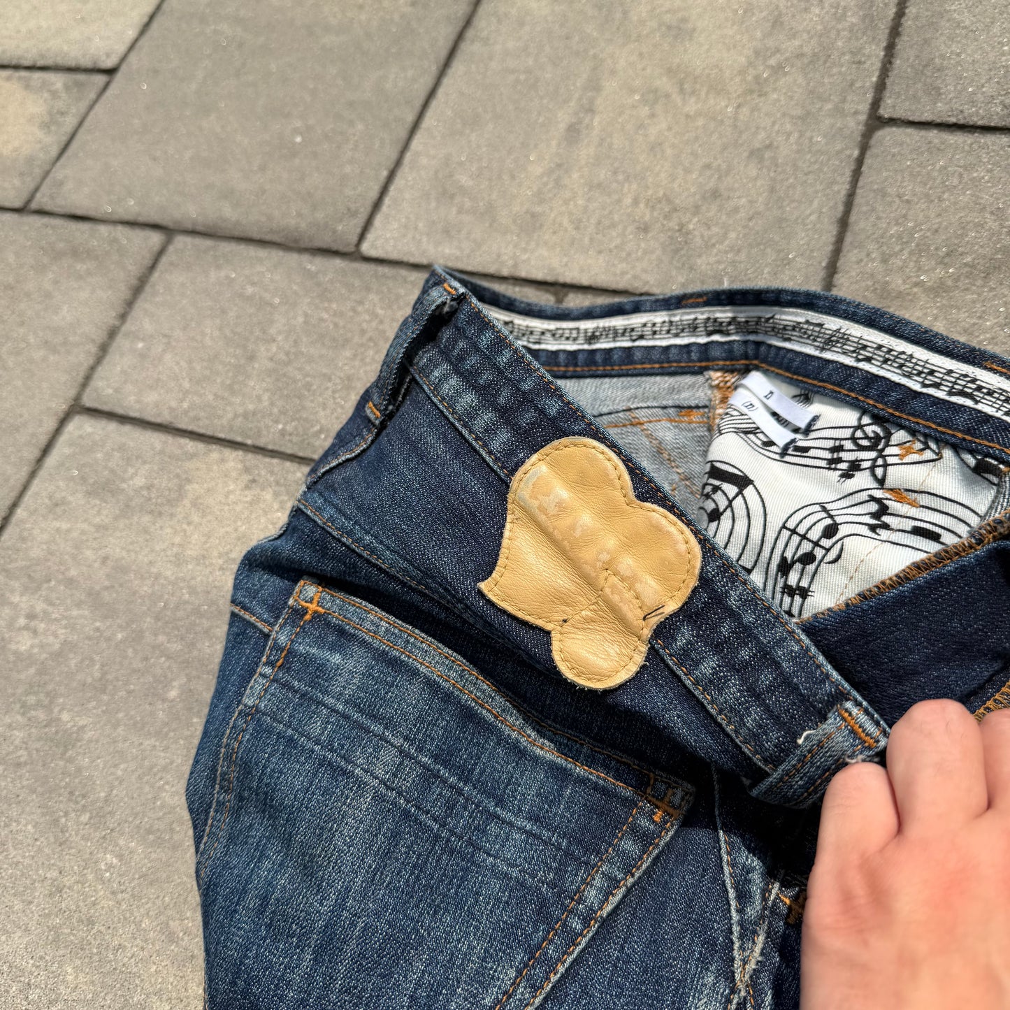SS07 Number Nine Pain Denim