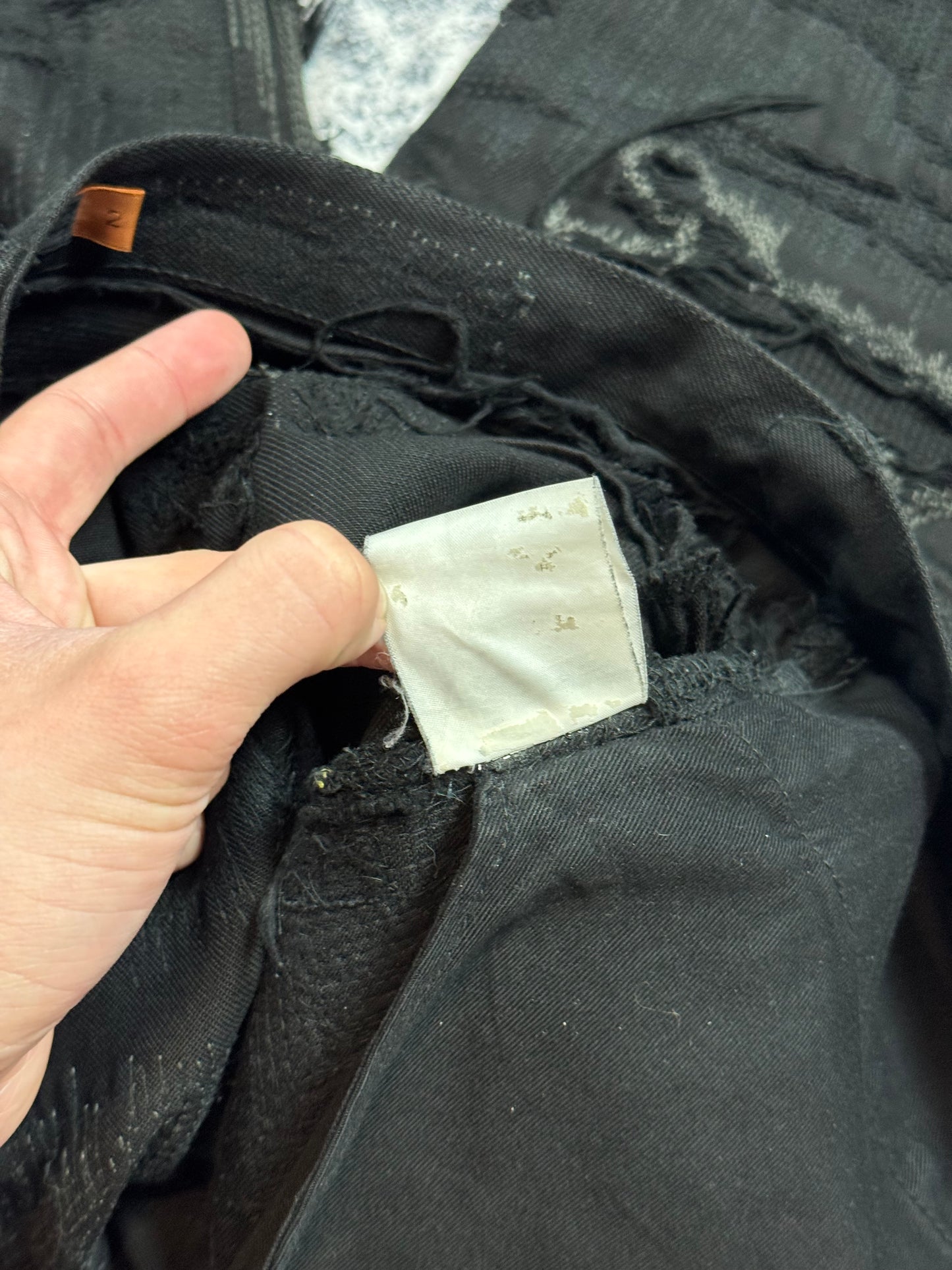 AW05 Undercover Black 85 Denim