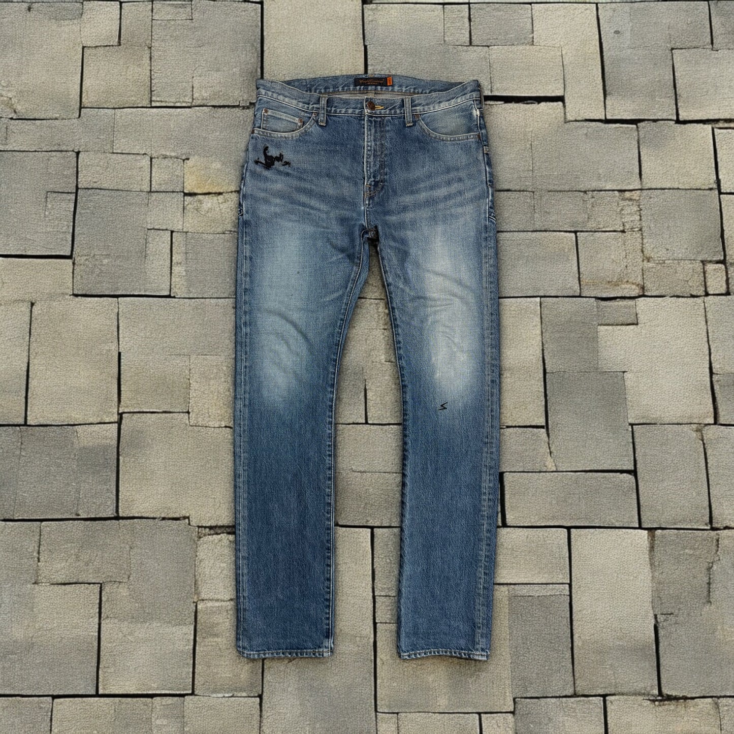 AW05 Undercover “Arts & Crafts” Skull Boro Denim
