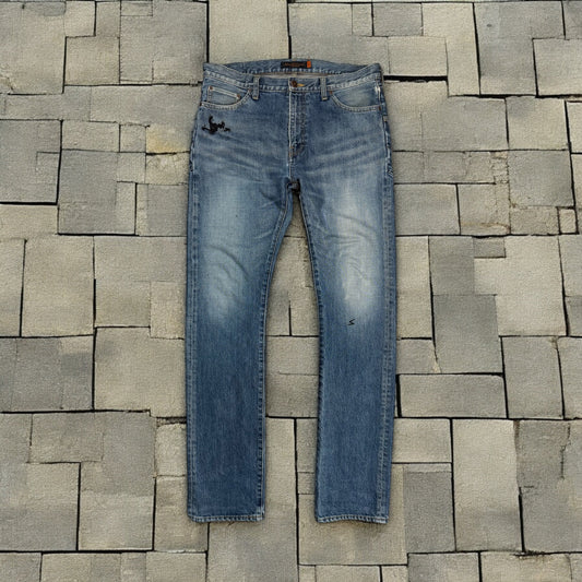 AW05 Undercover “Arts & Crafts” Skull Boro Denim