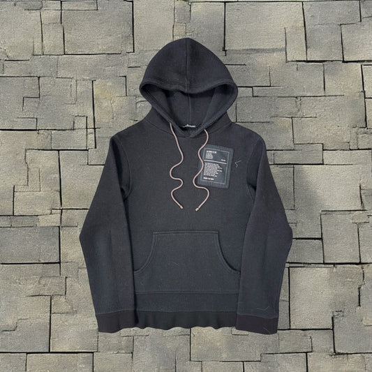 AW05 Raf Simons Wool Patch Hoodie