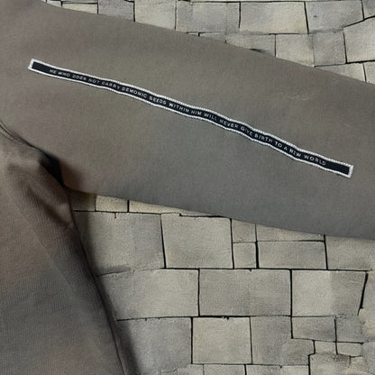 Rick Owens Brown Jason Zip Up