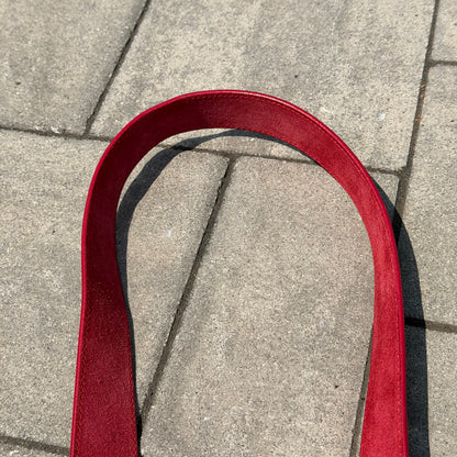 SS05 Dior Homme Red Suede D Point Belt