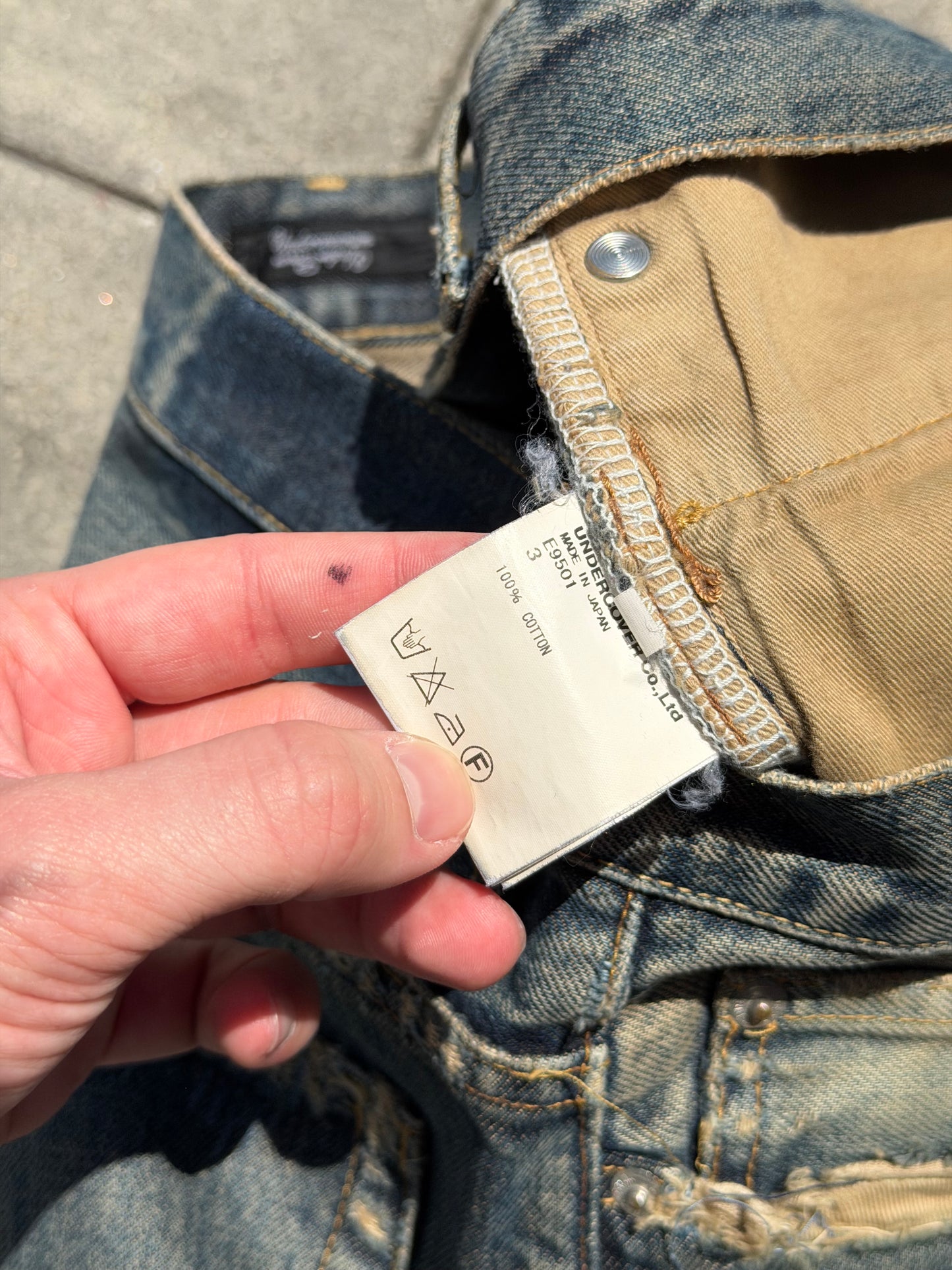 SS10 Undercover Blue Yarn 68 Denim