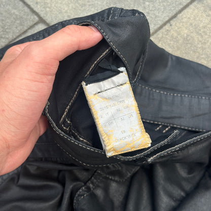 FW15 Rick Owens Black SBW Wax Memphis Cut Denim
