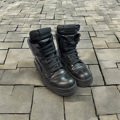 AW10 “Gleam” Rick Owens Black Short Tounge Geobasket