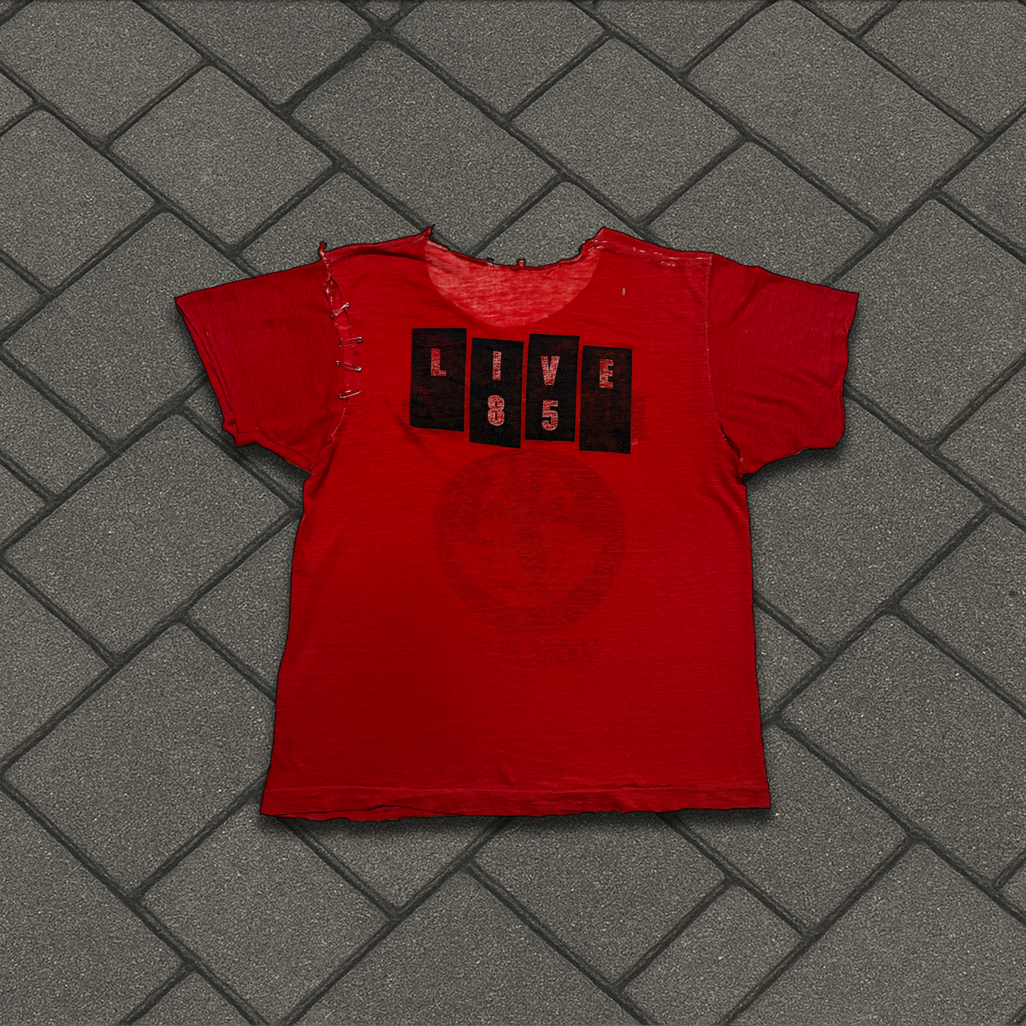 1985 Black Flag Red Loose Nut Tee