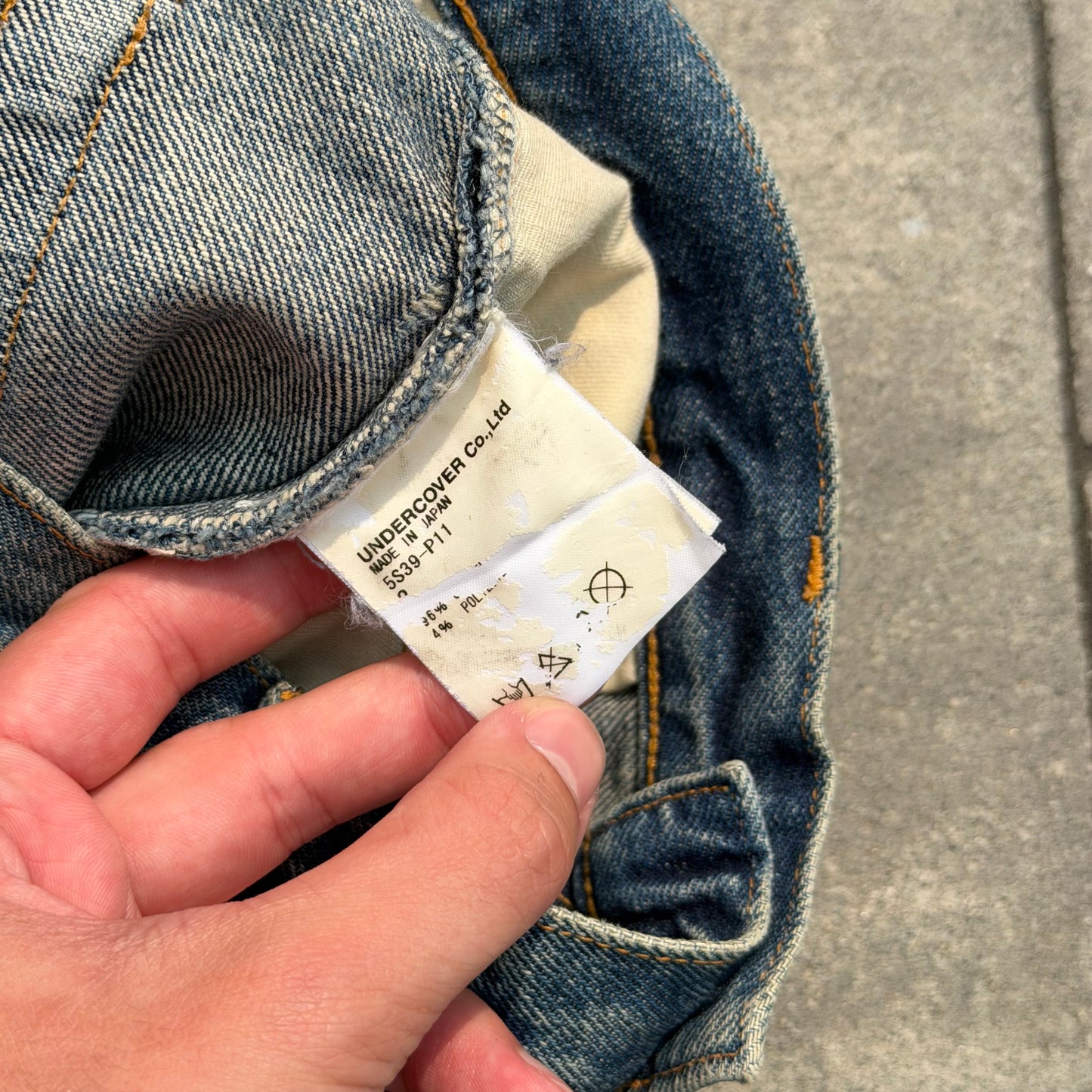 SS05 Undercover Graffiti Denim