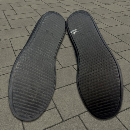 FW14 Rick Owens Python Skin Slip On Shoes