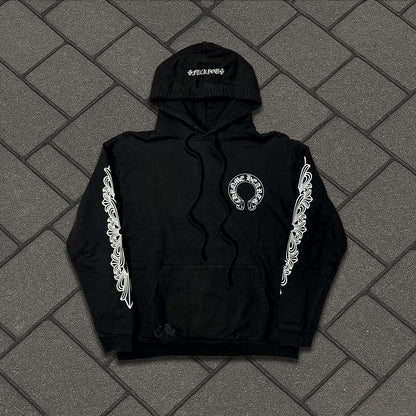 Chrome Hearts Floral Horseshoe Hoodie