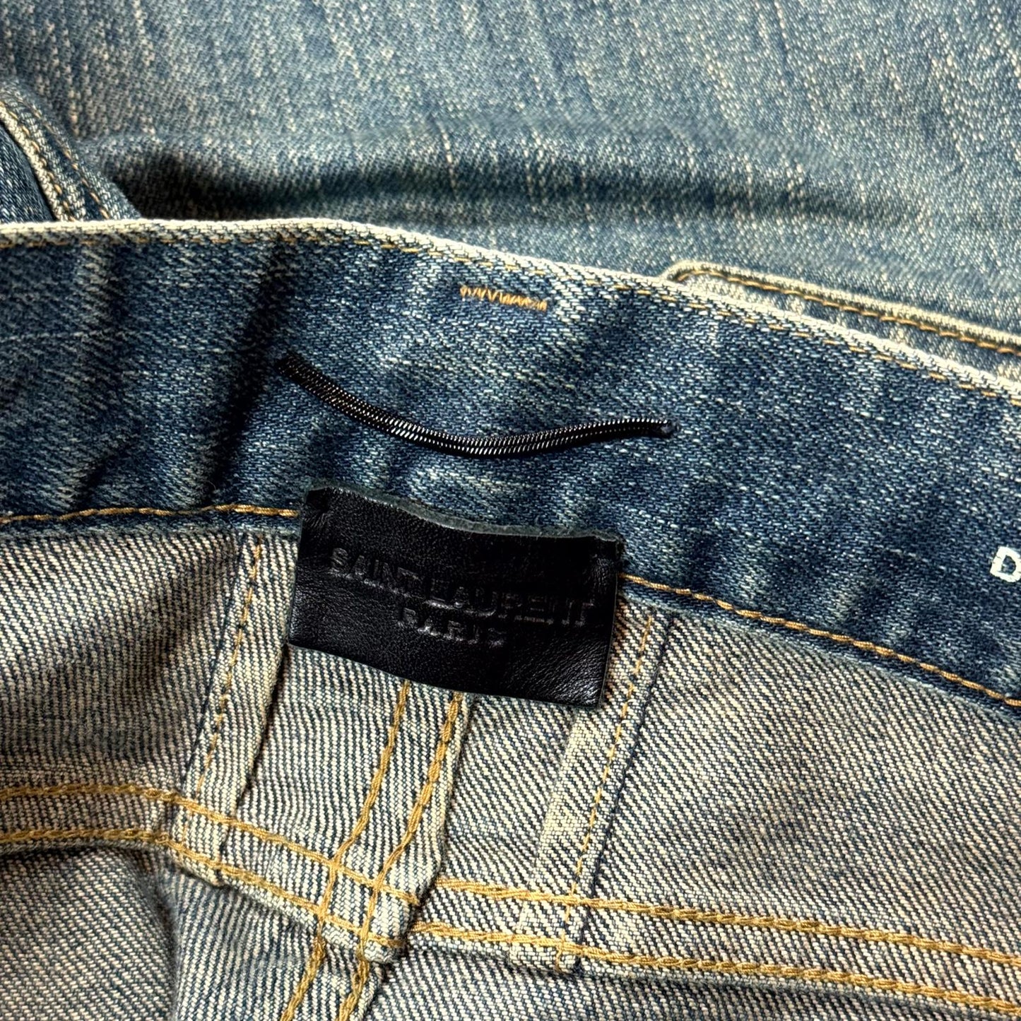 2016 Saint Laurent Black Chain D02 Denim